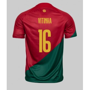 Portugal Vitinha #16 Hemmatröja VM 2022 Kortärmad